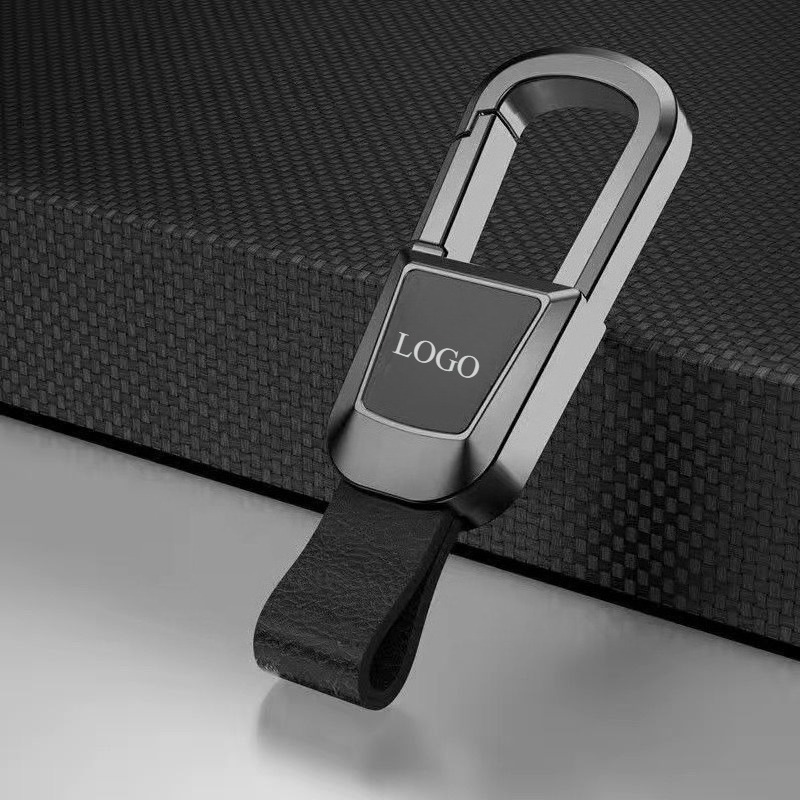 Leatherwork Keychain - 사용자 정의 로고 키 체인 빈