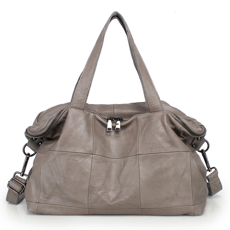 Leather Work Handbags For Women - 여성용 대용량 토트 백 진짜 가죽