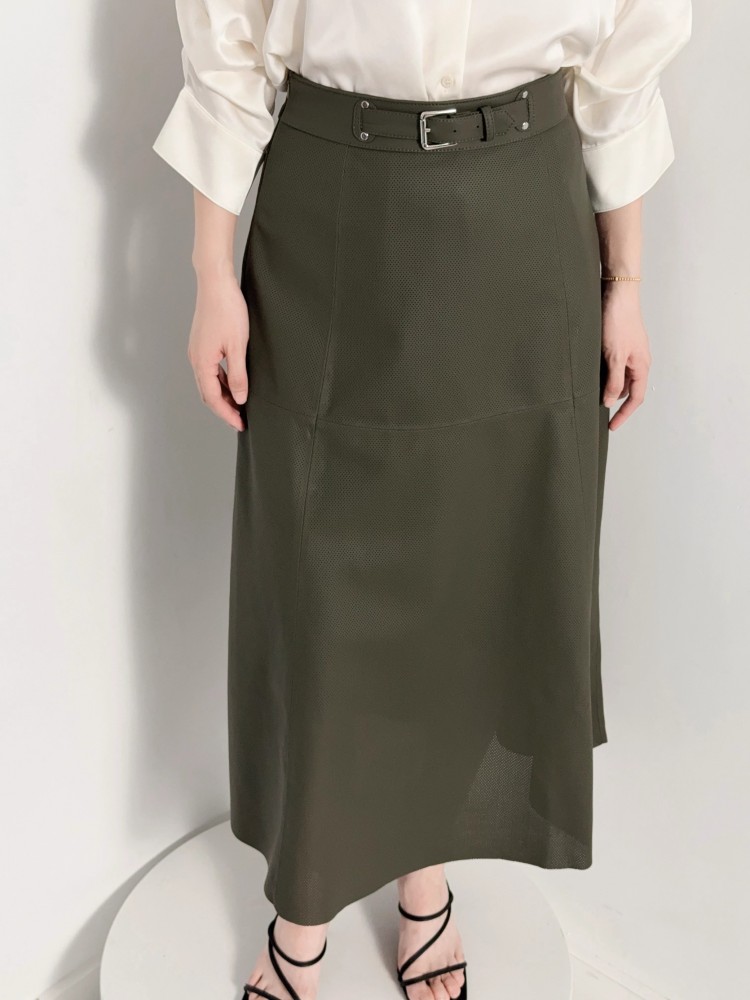 새로운 패션 여성용 속이 비치는 하이웨이스트 천연 가죽 - Leather Work Outfit 리뷰 및 가격