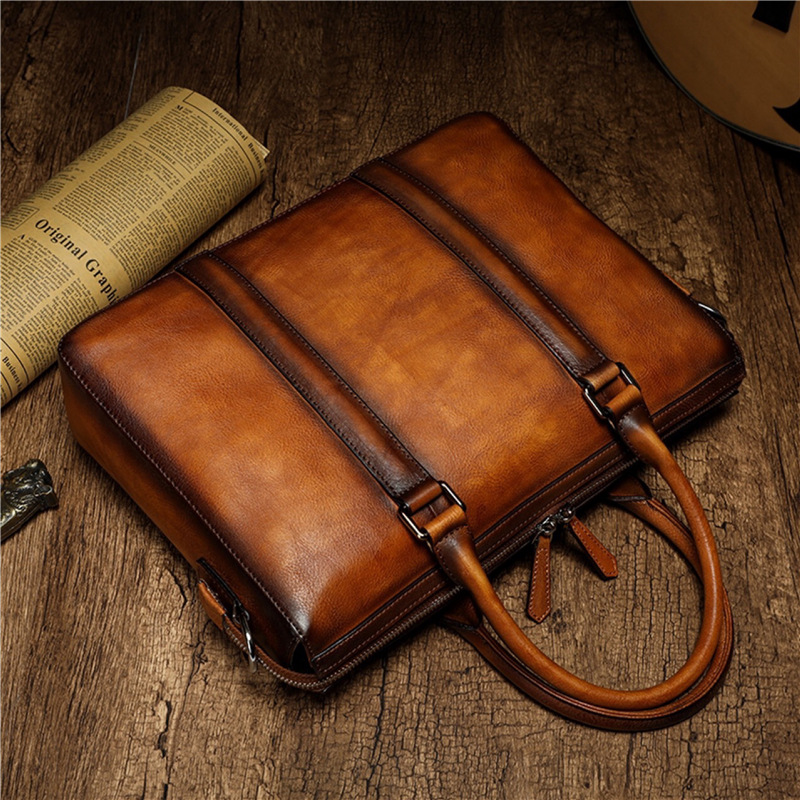 예티즈 비즈니스 최고급 가죽 서류 가방 |   14인치 - Leather Work Handbag 리뷰 및 가격