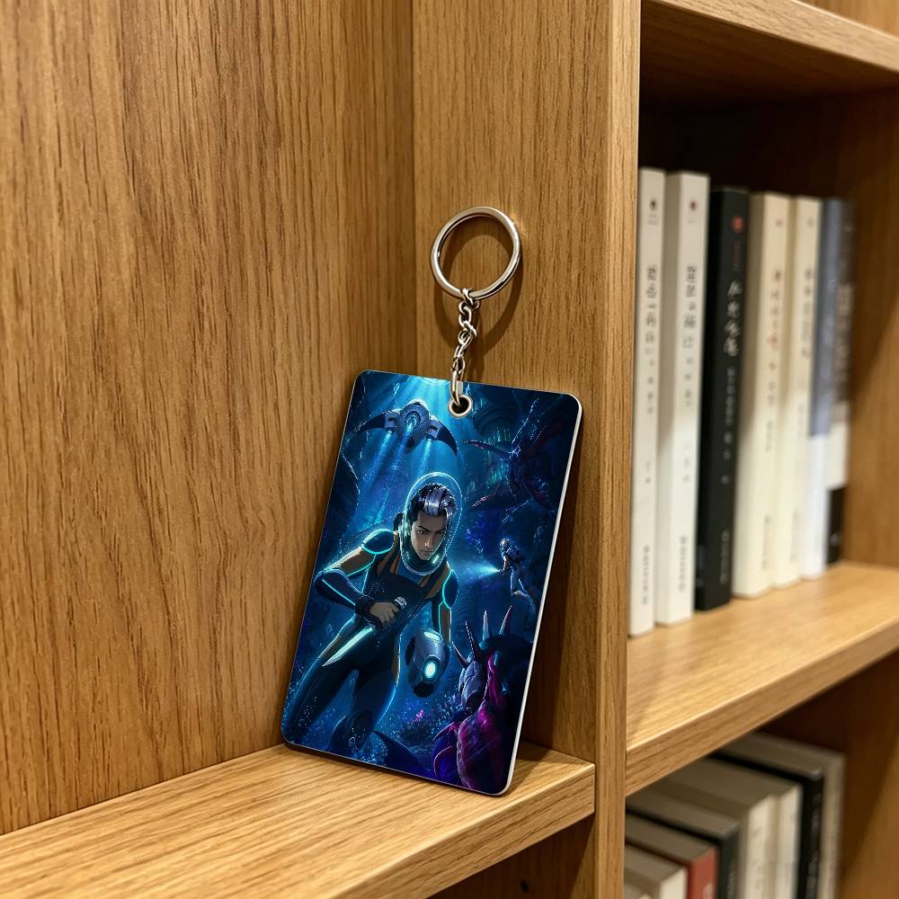 핫 게임 S-Subnautica 2 배지 홀더 키체인  - Leatherwork Keychain 리뷰 및 가격