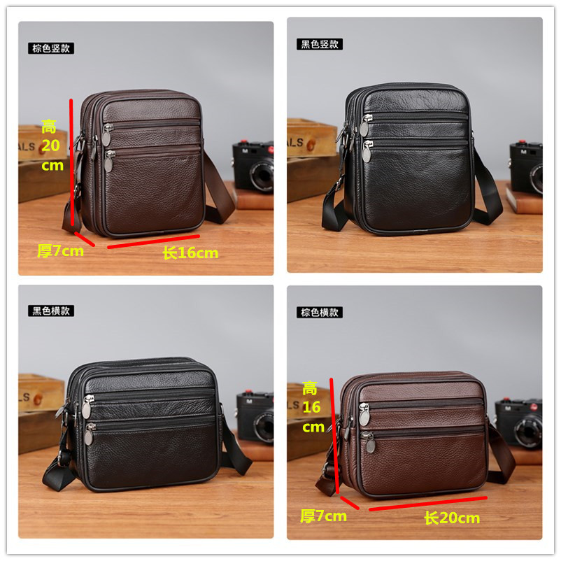 남성용 숄더 메신저 백 캐주얼 핸드백 남성용 정품 가죽 - Leather Work Handbag 리뷰 및 가격