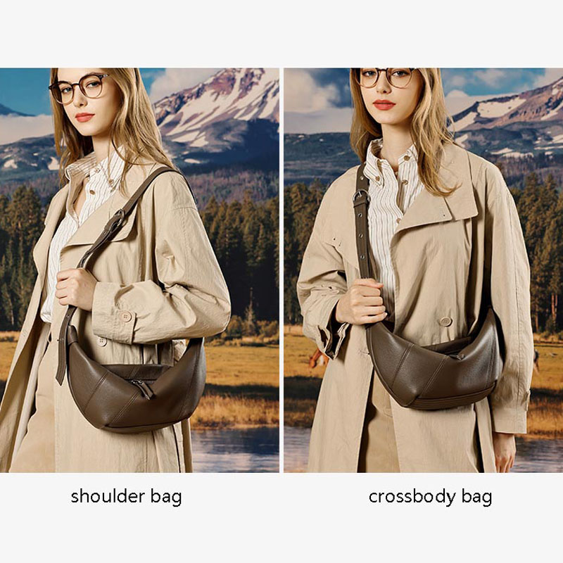 럭셔리 정품 가죽 크로스바디 퍼스 여성 미니멀리스트 빈 - Leather Work Handbags For Women 리뷰 및 가격