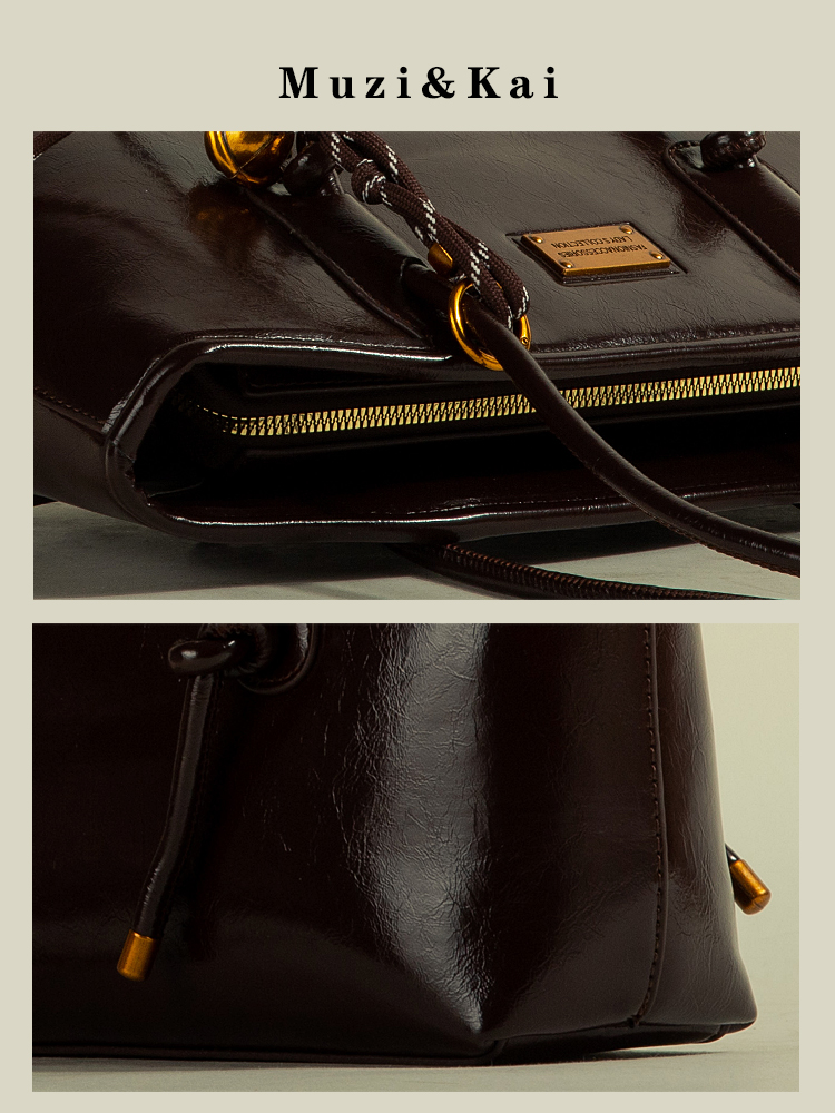 MuziKai 대용량 부드러운 가죽 토트 백 여성용 통 - Leather Work Japan 리뷰 및 가격