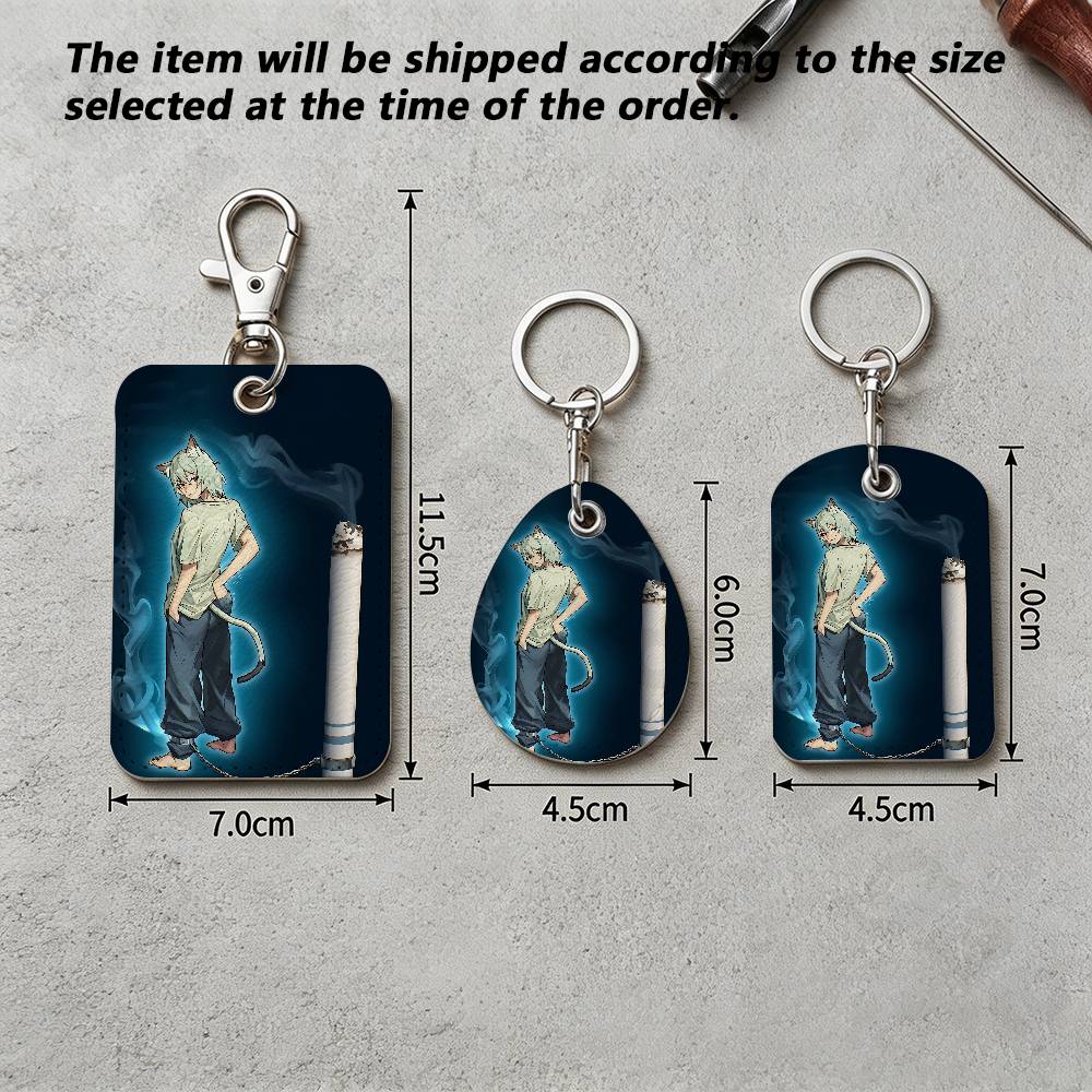 야니 C-체인스모커 야니네코 고양이 모양 키링, 은행, - Leatherwork Keychain 리뷰 및 가격