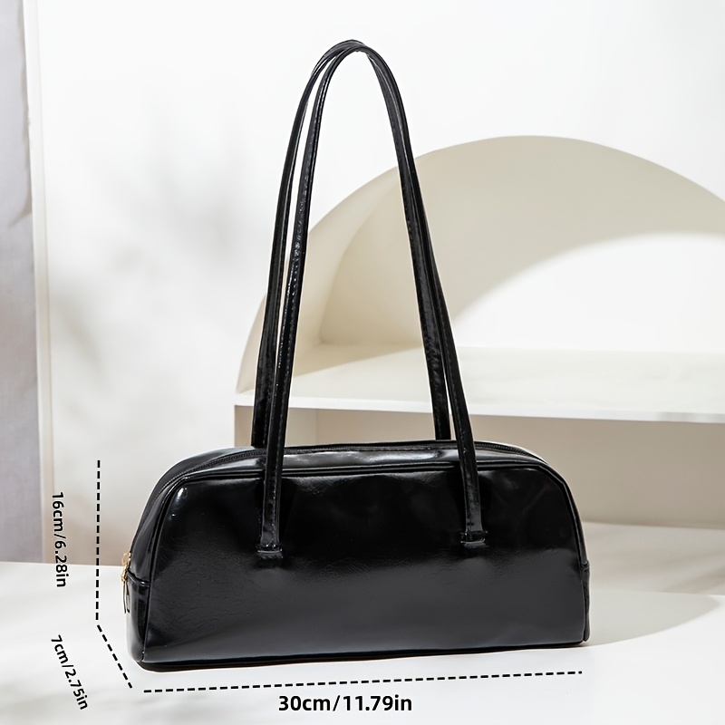 새롭고 세련된 독특한 핸드백, 고정형 긴 스트랩과 지퍼 - Leather Work Handbags For Women 리뷰 및 가격